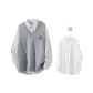 Gray Vest+White Shirt