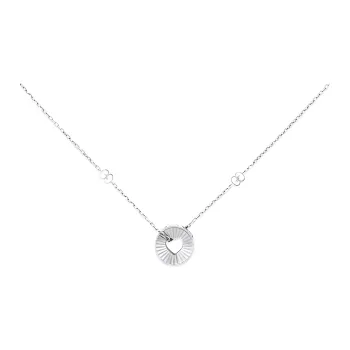 GUCCI 18kt White Gold Icon Charm Necklace