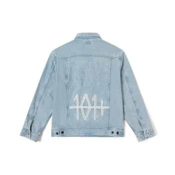 Lee Denim Jackets Men Light Blue