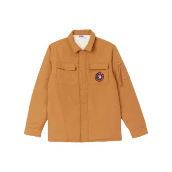 FILA Jackets Coats Men's Yellow Brown