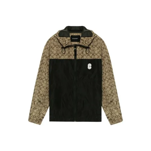 COACH Jackets Men Khaki