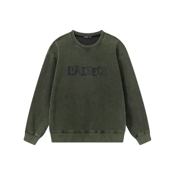 CAISEDI Sweatshirts Men Green