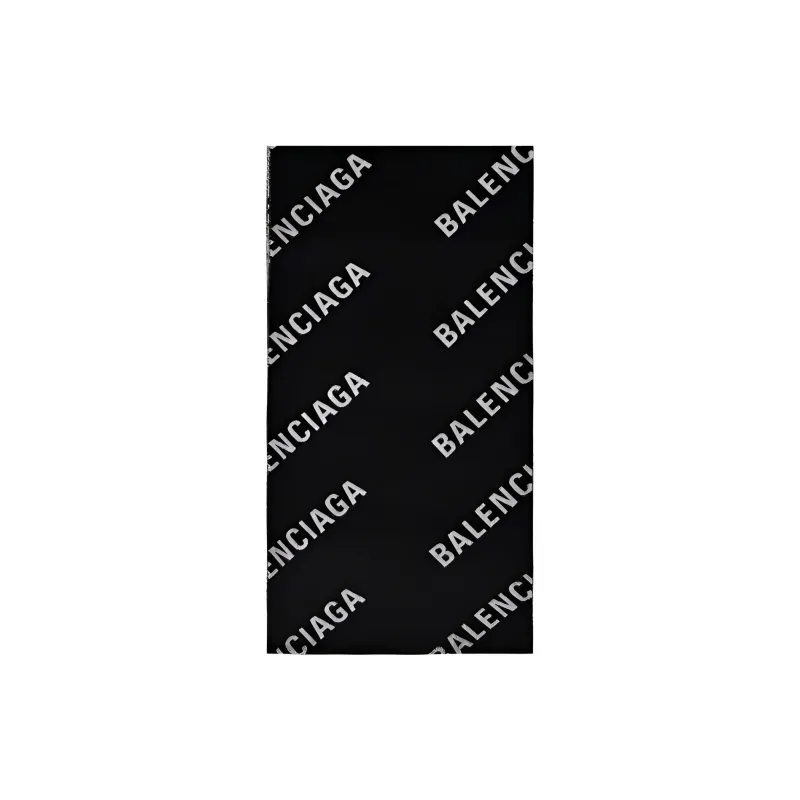 Balenciaga All Over Logo Scarf-0