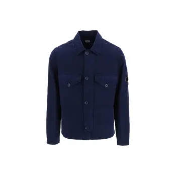 C.P.Company Pocket Detailed Buttoned Shirt Jacket