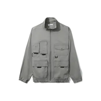 Izzue Jackets Coats Men's Gray Green