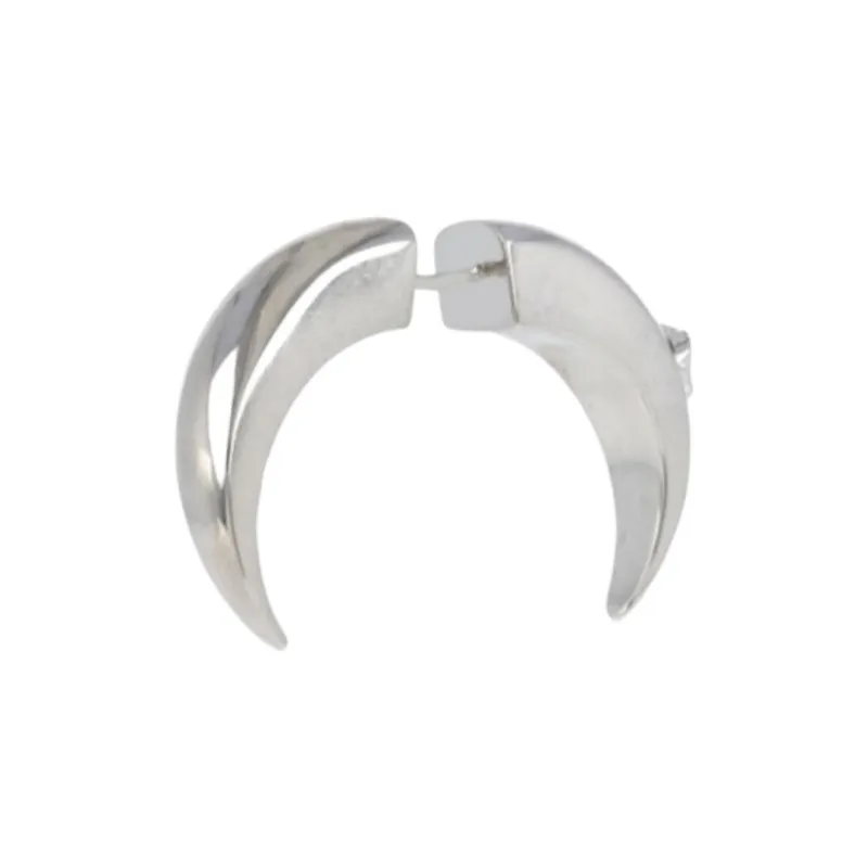 FANSIZHE Metal Earrings Women's Silver-2