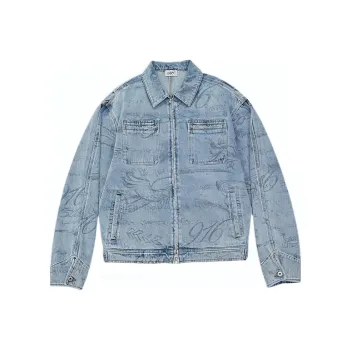 GOOD BAI Denim Jackets Men Light Blue