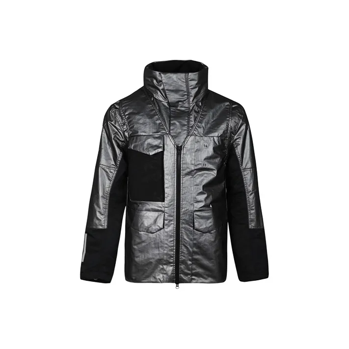 Nike Puffer Jackets Men Metallic Silver-0