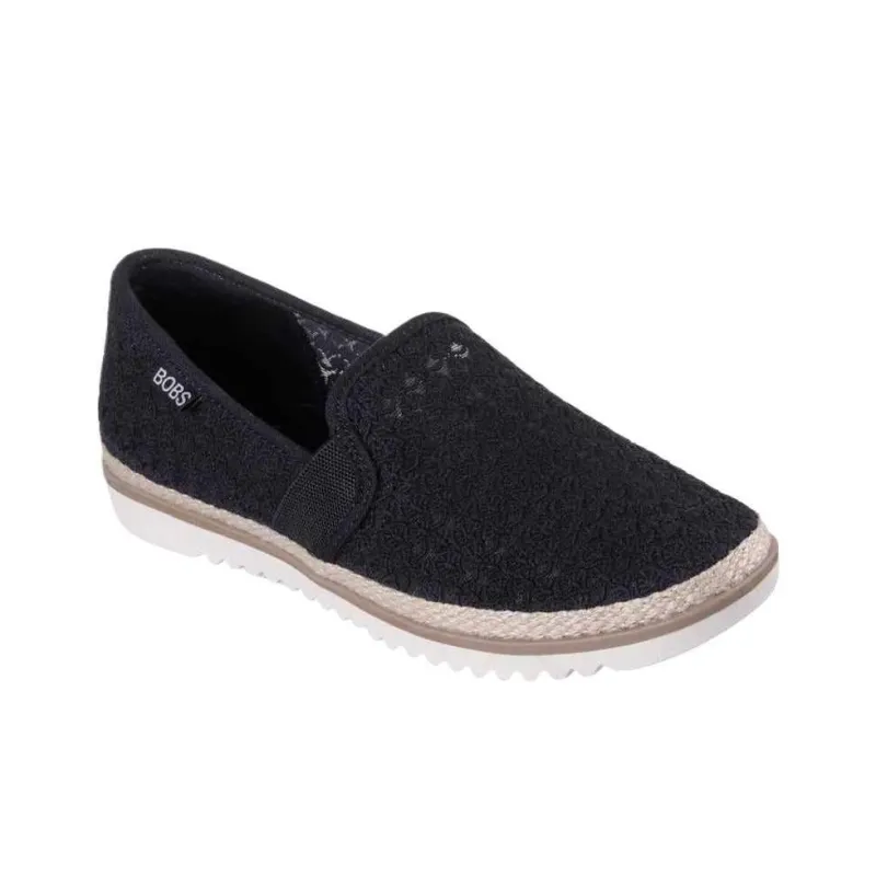 Skechers BOBS Flexpadrille LO Low Top Casual Shoes Women's Black-2