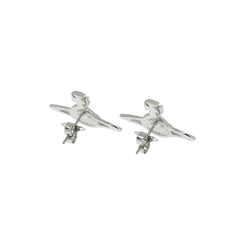 Vivienne Westwood Brass, Crystal Earrings Women's Pink-4