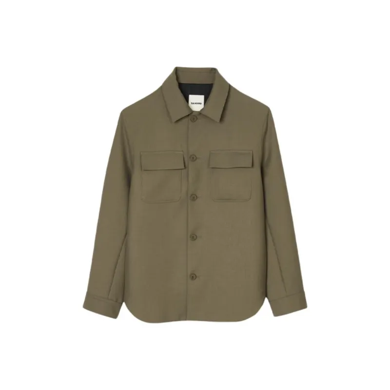Sandro Button up Overshirt-0