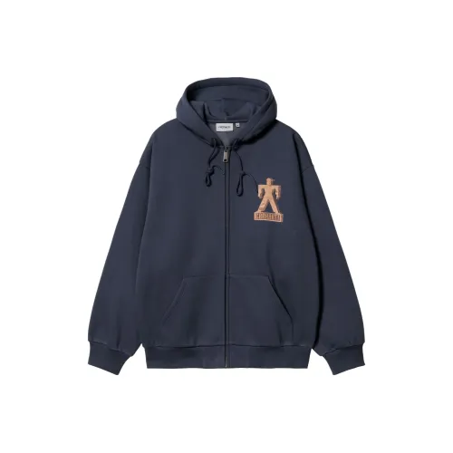 Carhartt WIP Hooded Built Sweat Jacket Jacket Unisex Navy