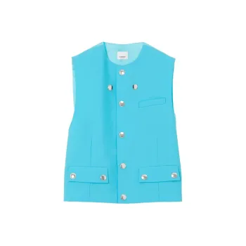 Burberry Vests Men Blue