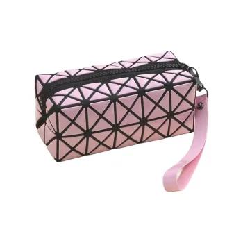 ALOENEY Polyester Makeup Bag Regular Unisex Black/White