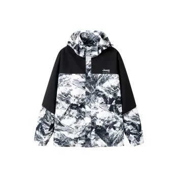 JEEP SPIRIT Outdoor Hiking Windproof Windbreaker Jacket Men's