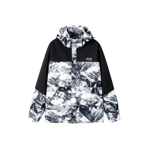 JEEP SPIRIT Outdoor Hiking Windproof Windbreaker Jacket Men's