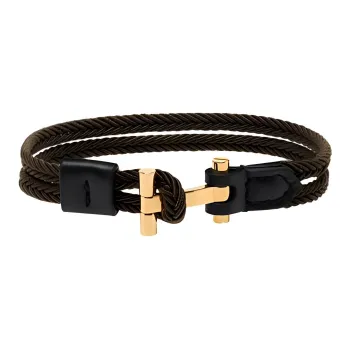 TOM FORD T Logo Plaque Bracelet