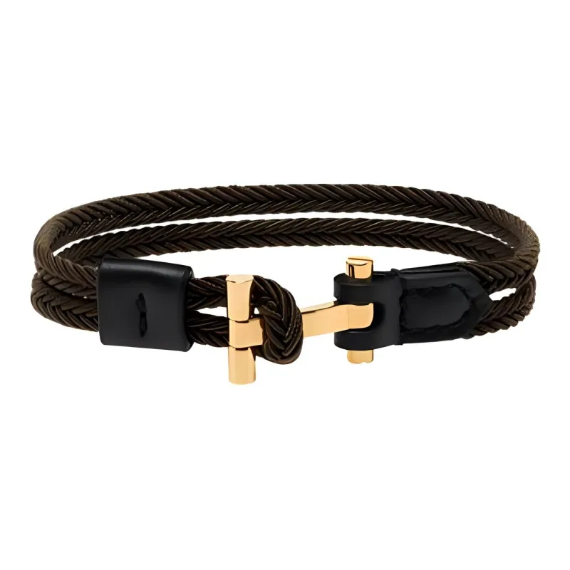 TOM FORD T Logo Plaque Bracelet-0