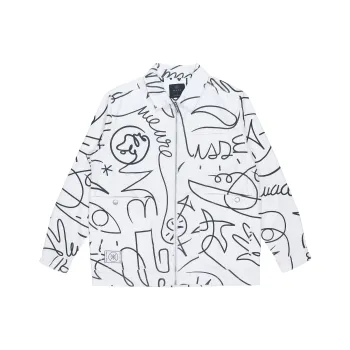 LiNing x Dft Denim Jacket Men's White Denim