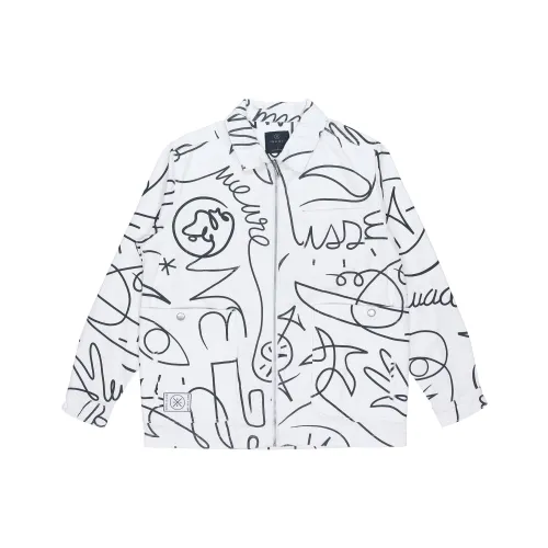 LiNing x Dft Denim Jacket Men's White Denim