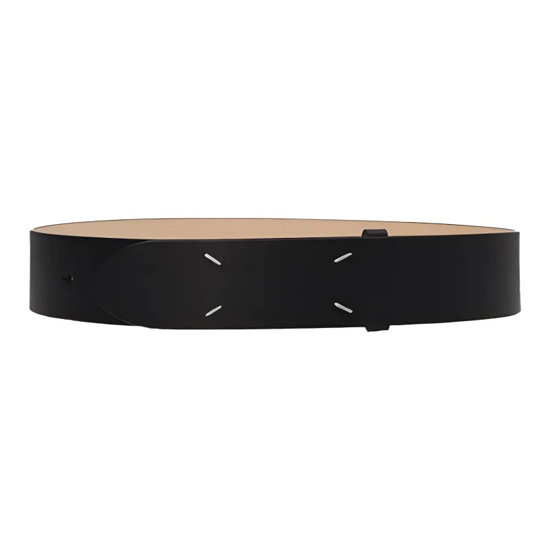 Maison Margiela Four stitch Leather Belt-0