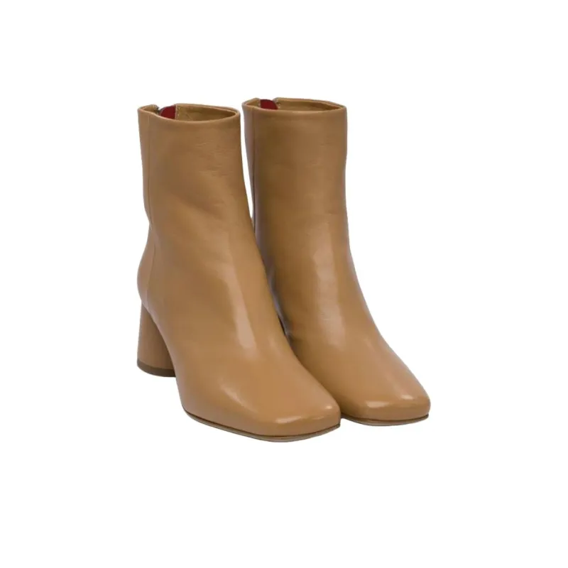 HALMANERA Ankle Boots Women's Brown-1