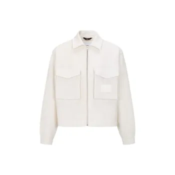Calvin Klein Jackets Men Ecru