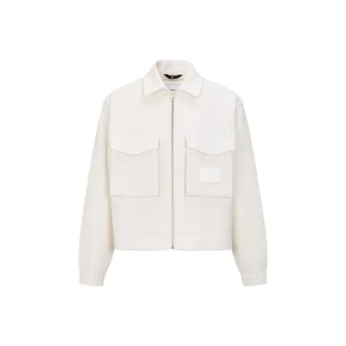 Calvin Klein Jackets Men Ecru