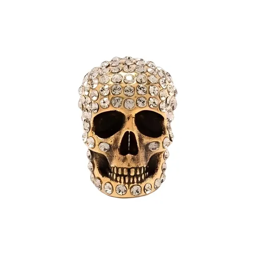 Alexander McQueen Embellished Skull Earrings