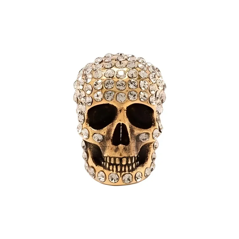 Alexander McQueen Embellished Skull Earrings-0