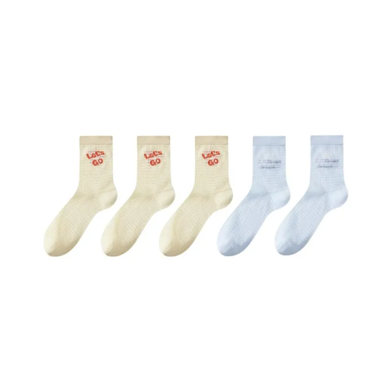 MADALLO Mid Calf Socks Women's 5 Pack-3