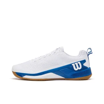Wilson RUSH PRO 4.5 Cushioning, Breathable, Supportive Low Top Tennis Shoes Men's White Blue