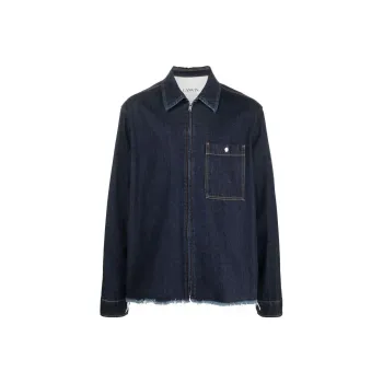 Lanvin Zipped Denim Shirt