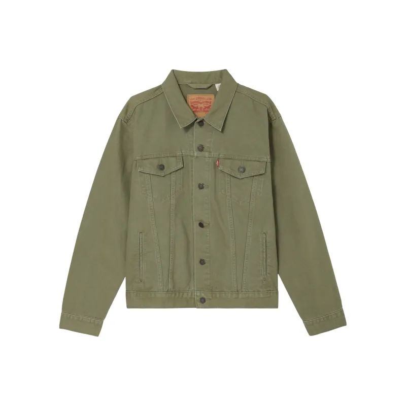 Levis Jackets Men Olive Green-0