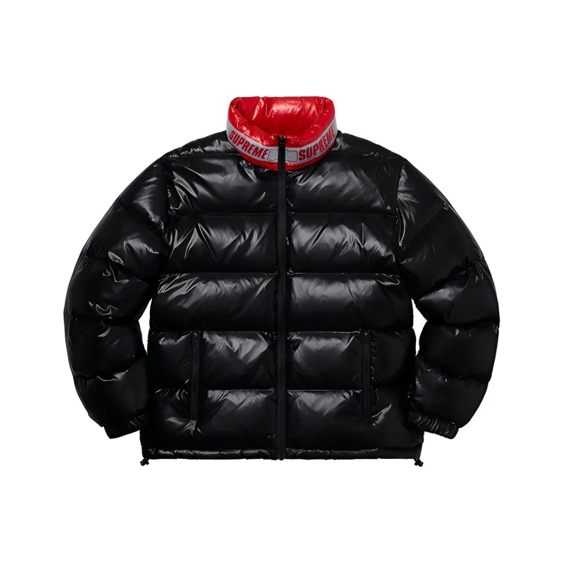 Supreme Shiny Reversible Puffy Jacket-0