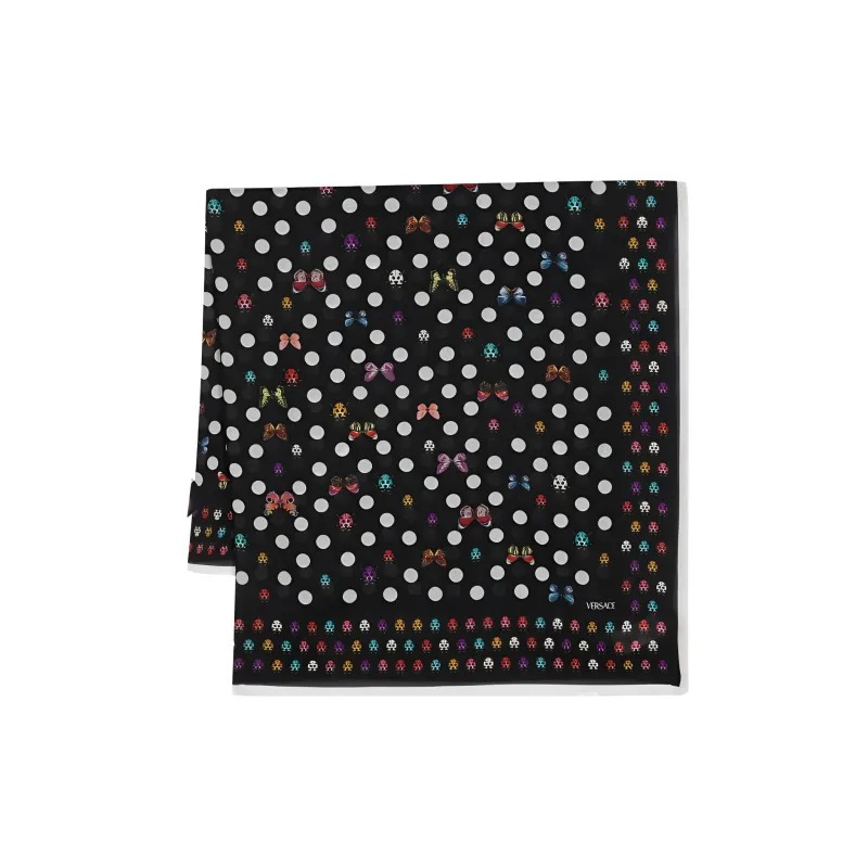 VERSACE Butterflies Fringed Shawl-0