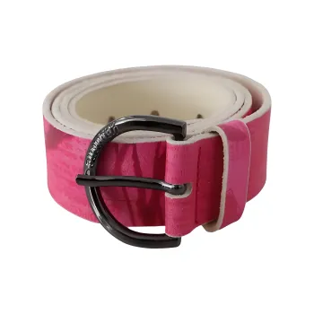 JOHN GALLIANO Leather Leather Belts Women's Rose Red -