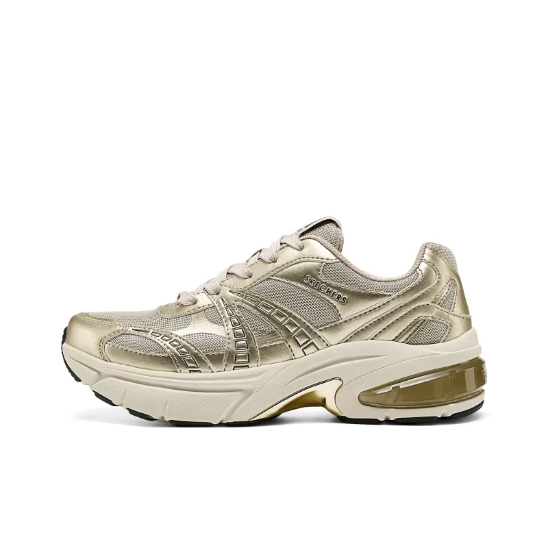 Skechers Anti-Slip Wear-Resistant Low-Top Running Shoes Men's Gray Copper-0