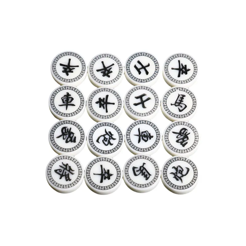 Lezhi By Me Chinese Chess Beginner Entry Level Jade Imitation Chinese Chess Set With Foldable Board Games-5
