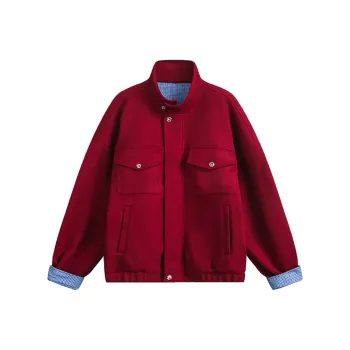 Pirkadat Jackets Coats Unisex Red