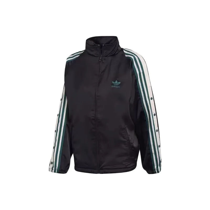 Adidas Originals Track Top Satin Jackets Unisex Black-0