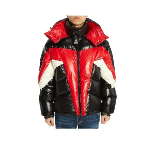 Moncler Down Jacket Men's Red Black