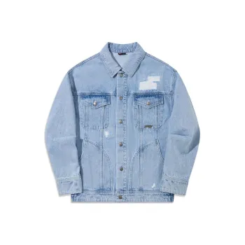 LiNing Denim Jacket Men's Light Blue