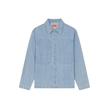KENZO Buttoned Denim Overshirt Jacket