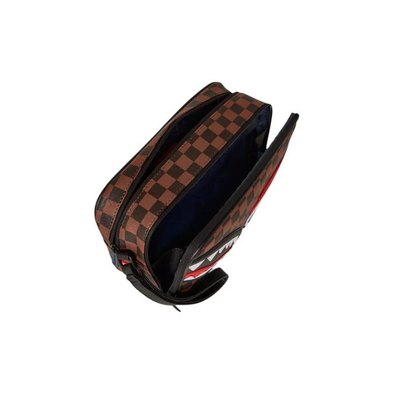 SPRAYGROUND PVC Makeup Bag Men's Brown-3