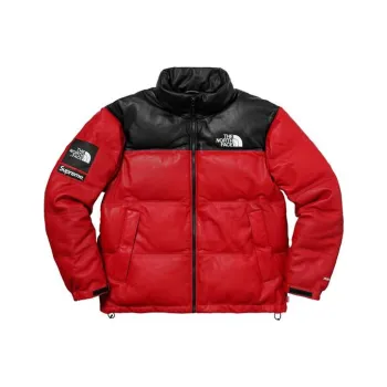Supreme The North Face Leather Nuptse Jacket