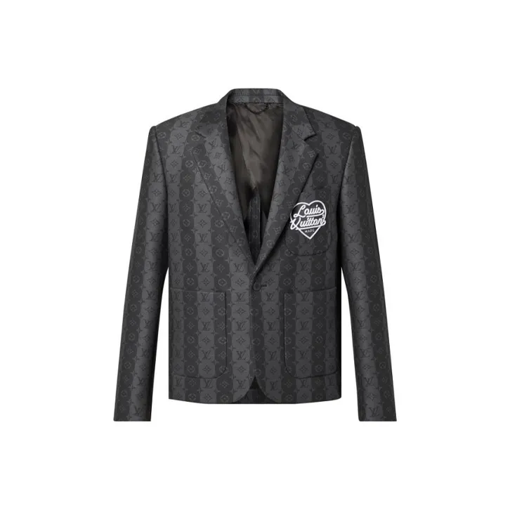 LOUIS VUITTON X Nigo Monogram Trunkstripes Pocket Jacket-0