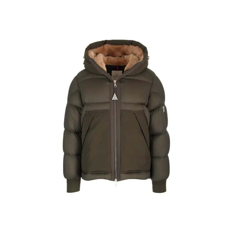 Moncler Down Jacket Men's Army Green-0