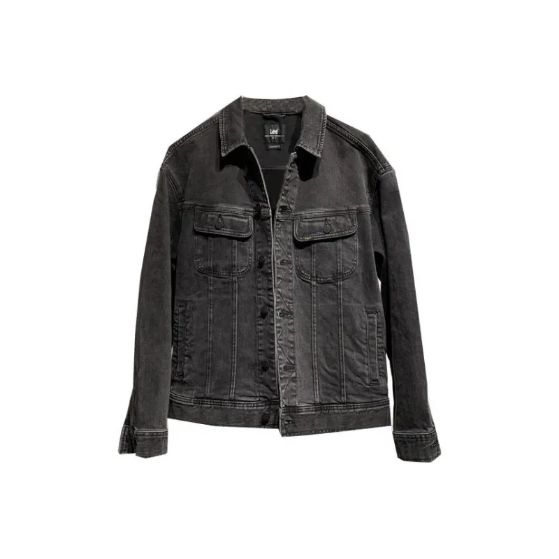 Lee Denim Jackets Men Black-0