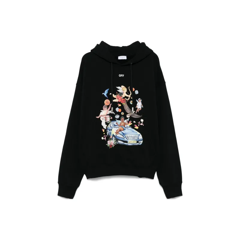 OFF WHITE Fresco Car Skate Hoodie-0